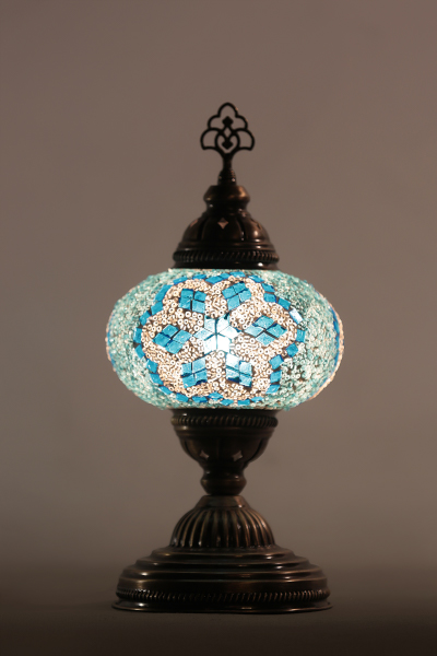 No3 Size Antique Mosaic Table Lamp